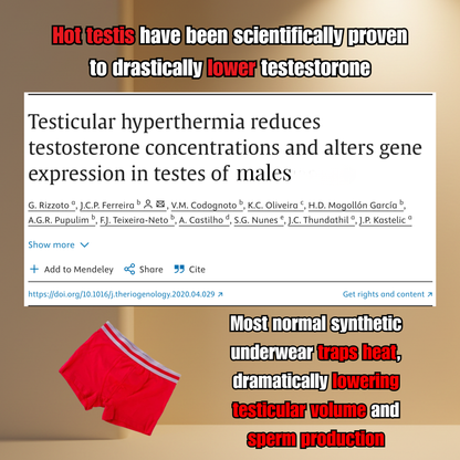 Cotton Boxers With Ice Pack