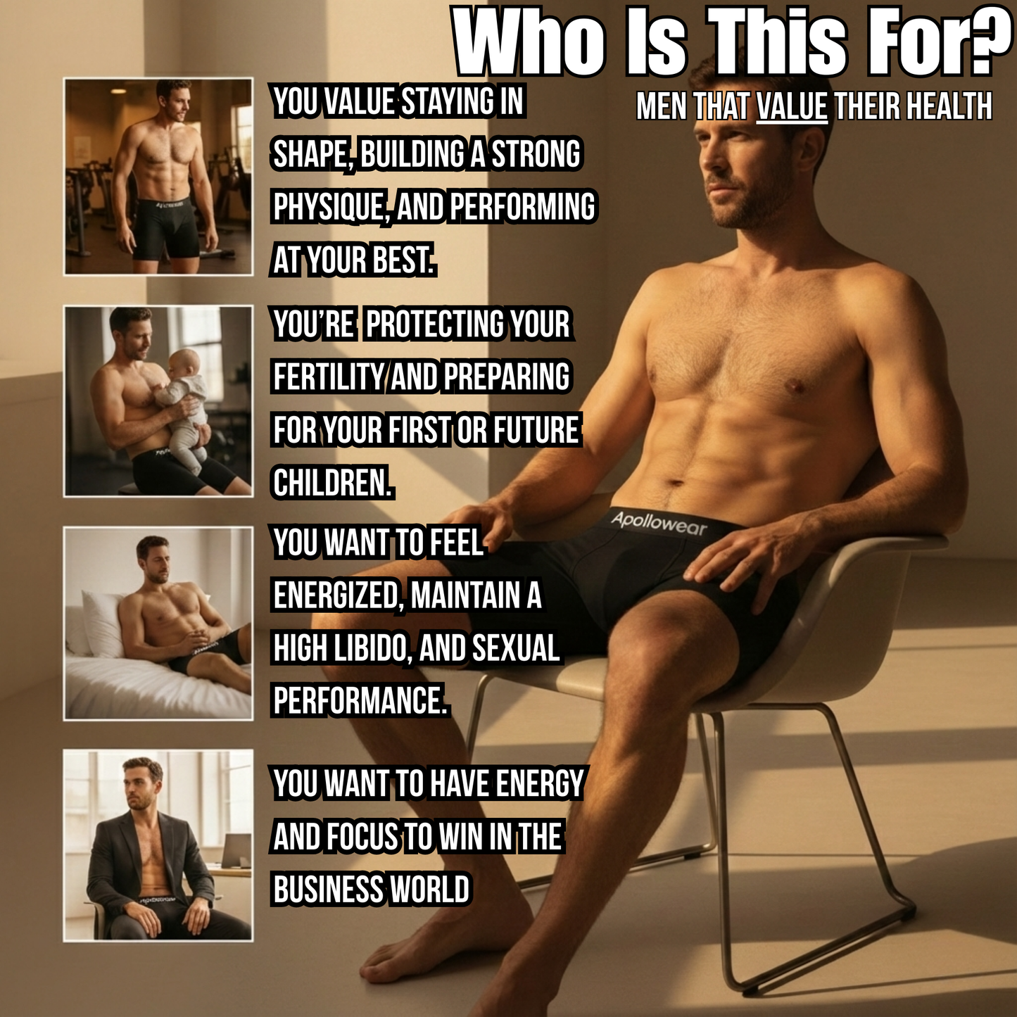 Cotton Boxers With Ice Pack