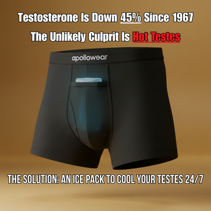 Cotton Boxers With Ice Pack