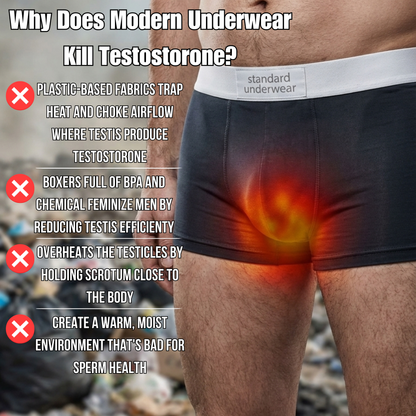 Cotton Boxers With Ice Pack